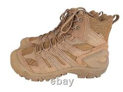 NEW Merrell Strongfield Tactical 6 Waterproof Tactical Boots Coyote Tan J099303