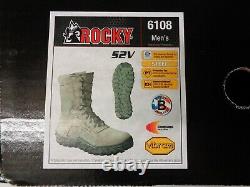 NEW Rocky 6108 S2V Special Ops USAF Tactical Military Boot Sage Green Size 8 M