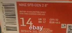 NIKE SFB Gen 2 8 MILITARY COMBAT TACTICAL BOOTS Khaki size 14 922474-201