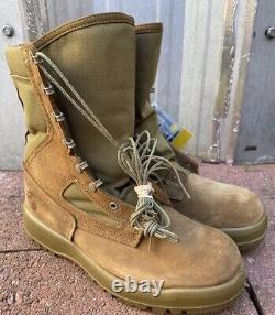 New 10 R Regular Men's Belleville 590 Usmc Hot Weather Combat Boots Coyote