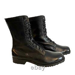 New 1976 Ro-search Black Combat Military Boots Usn Army Usmc Tactical Soles 6.5r