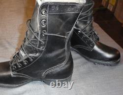 New 1976 Ro-search Black Combat Military Boots Usn Army Usmc Tactical Soles 6.5r