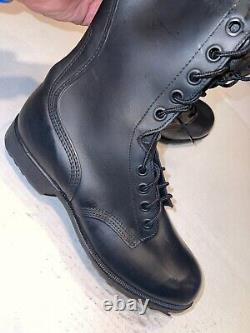 New 1984 Ro-search Black Combat Military Boots Usn Army Usmc Tactical Soles 11.5