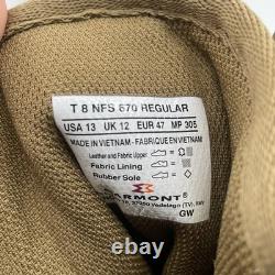 New In Box GARMONT T8 NFS 670 Tactical Military Combat Boots Size 13 Coyote