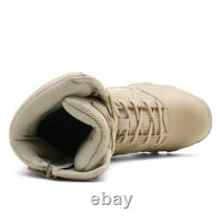 New Mens Hiking Army Boots Military Trail Outdoor Non Slip Combat Tactical Shoes