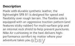 New! Nike SFB B1 Boots Sz. 9.5 Men's Black Zoom Military Air Combat Tactical SFS