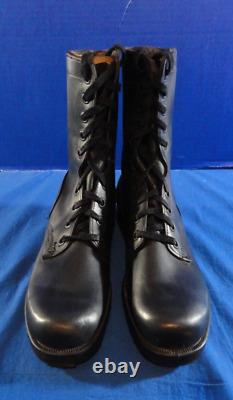 New Ro-search Black Combat Military Boots Usn Army Usmc Tactical Soles 8.5 Xn