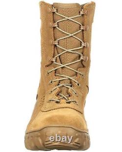 New With Box ROCKY S2V Steel Toe Tactical Military Boot Coyote Brown Leather