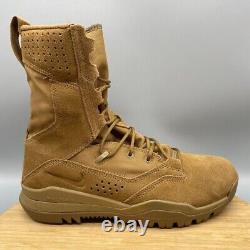 Nike Combat Boots Mens Sz 11.5 Brown Leather Tactical SFB Field Military AQ1202