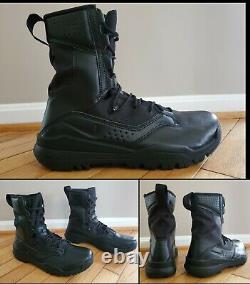 Nike Field 2 8 Black Military Combat Tactical Boots AO7507-001 Men's Size 12