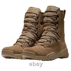 Nike Men's Size 13 SFB Field 2 8 Leather Tactical Boots Coyote Tan AQ1202 900