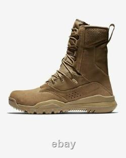 Nike SFB Field 2 8 Coyote Leather Mens Tactical Boots Tan AQ1202-900 Size 11