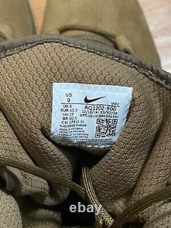 Nike SFB Field 2 8 Leather Tactical Boot Sz 9 Combat Military AQ1202-900