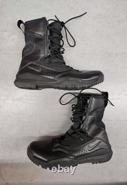 Nike SFB Field 2 Boot 8 Tactical Military Black Leather Men's Sz 12 AO7507-001
