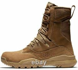 Nike SFB Field 2 Coyote Brown 8 Leather Tactical Combat Boots AQ1202-900 Sz 14