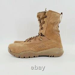 Nike SFB Field 2 Leather 8 Coyote Brown Tactical Boots AQ1202-900 Mens 8 NEW
