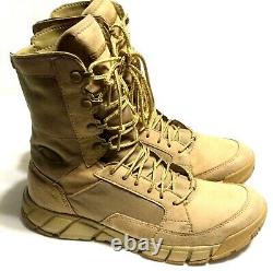OAKLEY ASSAULT BOOTS Men's 9.5 Desert Tan Military Tactical Hiking Combat Gear