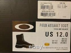 Oakley Field Assault 8 Tactical Boots Cordura/Suede (Men's Size 12) Black