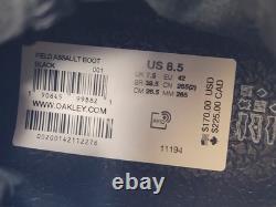 Oakley Men's Field Assault Military Tactical Boots Black 11194-001 Mens 8.5