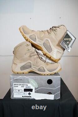 Original Lowa Tactical Military Outdoor Boots ZEPHYR GTX MID TF- Desert