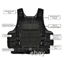 Police Swat Special Forces Tactical Army Military Molle Assault Vest Combat Camo