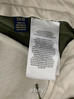 Polo Ralph Lauren 33x30 Military Green Cargo Tactical Pants RRL Slim Combat VTG