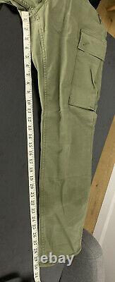 Polo Ralph Lauren 33x30 Military Green Cargo Tactical Pants RRL Slim Combat VTG