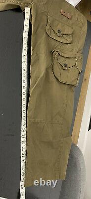 Polo Ralph Lauren 34 Military Green Cargo VtG Pants RRL 36 Army Combat Tactical