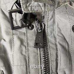 Polo Ralph Lauren Tactical Military Utility Belt Combat Field Jacket Gray Size S