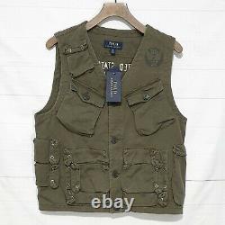 Polo Ralph Lauren military tactical utility field combat vest gilet jacket M