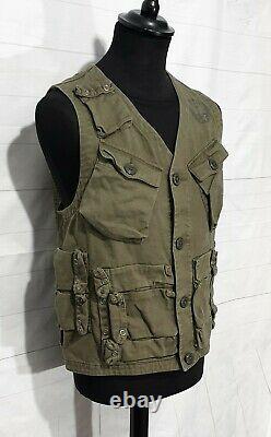 Polo Ralph Lauren military tactical utility field combat vest gilet jacket M