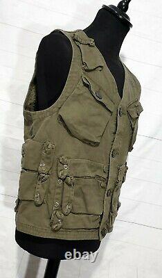 Polo Ralph Lauren military tactical utility field combat vest gilet jacket M