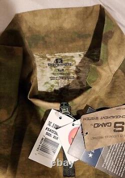 Propper Mens XL Camo Military Combat Tactical Uniform Set TOP &TROUSER NWT