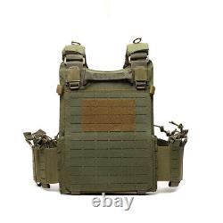 Quick Release Adjustable MOLLE Military Combat Tactical Plate Carrier Vest