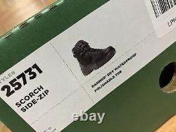 RARE Danner Scorch Side Zip 6 Black Dry 11 Military Tactical Boots Combat