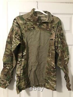 RARE NEW US Army Combat Shirt L Multicam Tactical Military Flame Resistant