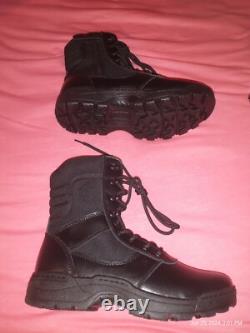 RIELD Men's Military Tactical Work Boots with Zipper Army Combat Boots SZ 9