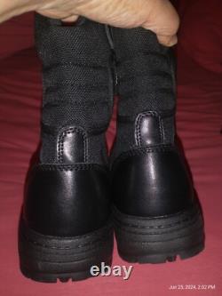 RIELD Men's Military Tactical Work Boots with Zipper Army Combat Boots SZ 9