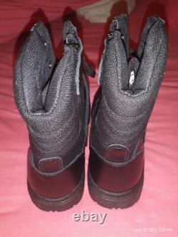 RIELD Men's Military Tactical Work Boots with Zipper Army Combat Boots SZ 9