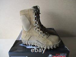 ROCKY Men's S2V RKC050 Tan Leather Tactical Military Boot Size 4.5 W New In Box