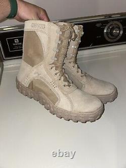 ROCKY S2V Men's Tactical Military Boot, Size 13.5 Beige