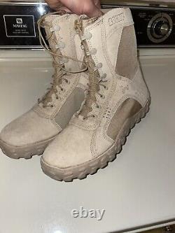 ROCKY S2V Men's Tactical Military Boot, Size 13.5 Beige
