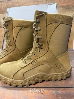 ROCKY S2V Men's Tactical Military Boot, Size 13 Brown
