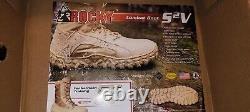 ROCKY S2V NEW- Men's Tactical Military Boots Tan, US 9W Steel Toe