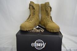 ROCKY S2V RKC050 Men's Tactical Military Boots Coyote Brown, Size 10
