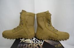 ROCKY S2V RKC050 Men's Tactical Military Boots Coyote Brown, Size 10