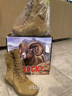 ROCKY S2V RYRKC050 Men's Tactical Military Boots Coyote Brown, US 6M (8 Women)