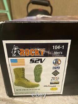 ROCKY S2V RYRKC050 Men's Tactical Military Boots Coyote Brown, US 6M (8 Women)