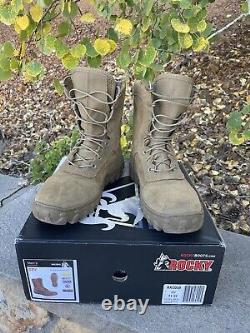 ROCKY S2V RYRKC050 Men's Tactical Military Boots Wide- Coyote Brown, US 11W