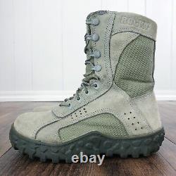 ROCKY S2v Special Ops Sage Green Size 5.5 M Steel Toe Military Tactical Boots